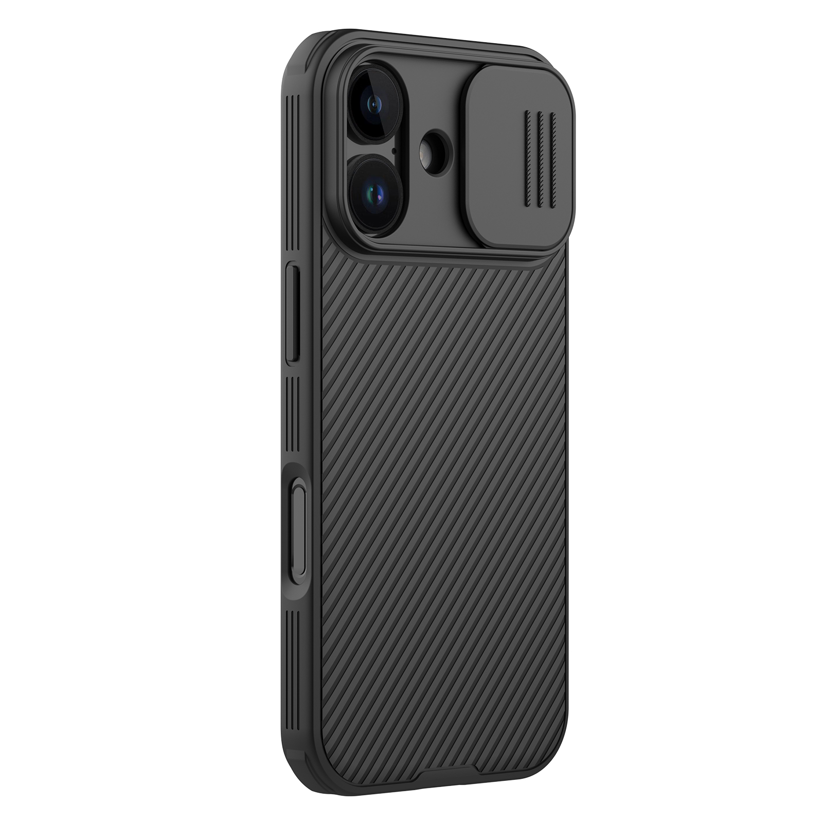 Etui z ochroną aparatu, kompatybilne z technologią MagSafe Nillkin CamShield Pro Magnetic do Apple iPhone 17 do MagSafe, czarne.